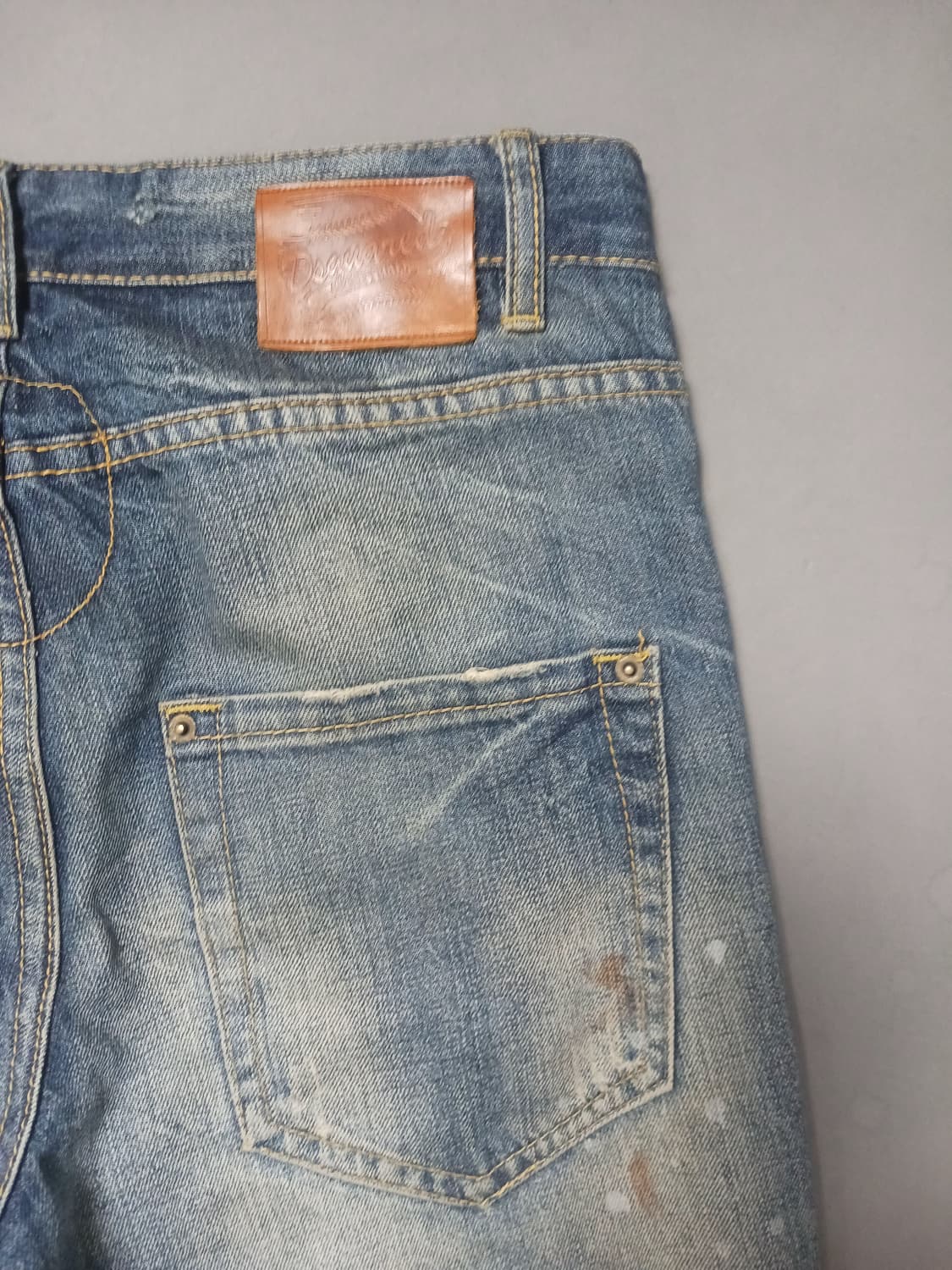 [32] 디스퀘어드2 소프트볼패치 레귤러진 청바지 상품이미지9