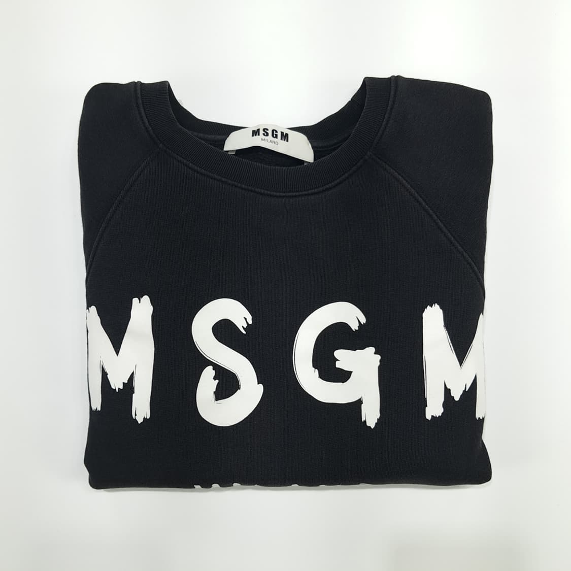 CN513W S MSGM 밀라노 로고 블랙 맨투맨 상품이미지8