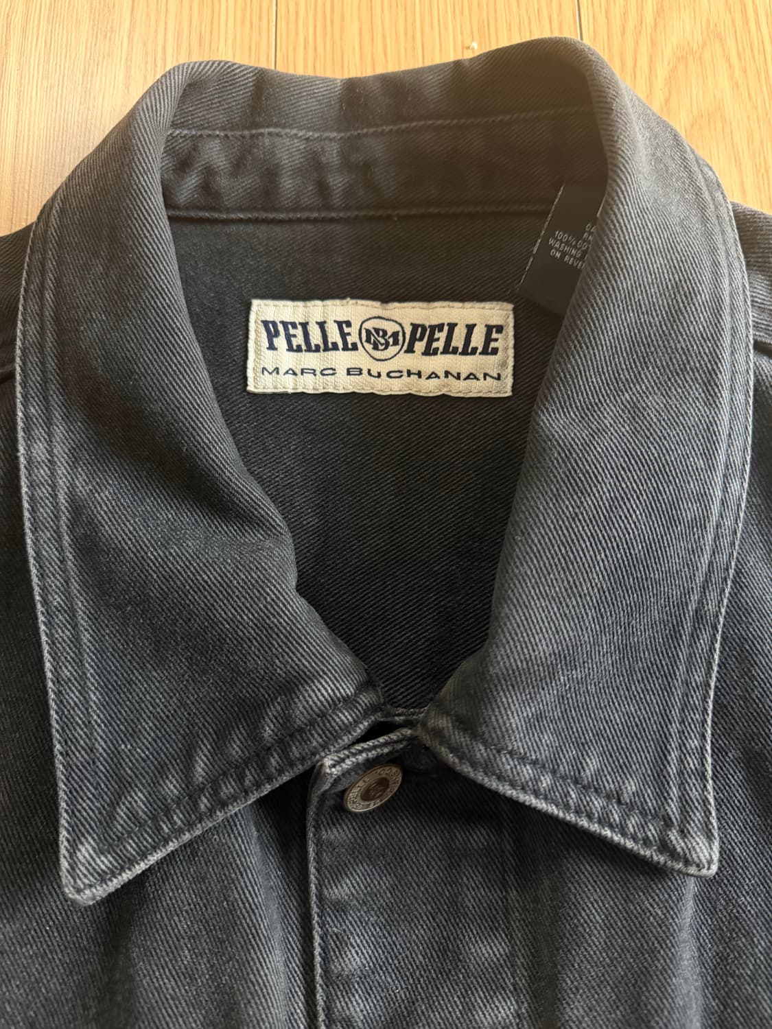 펠레펠레 흑청데님 트러커 자켓 상품이미지4