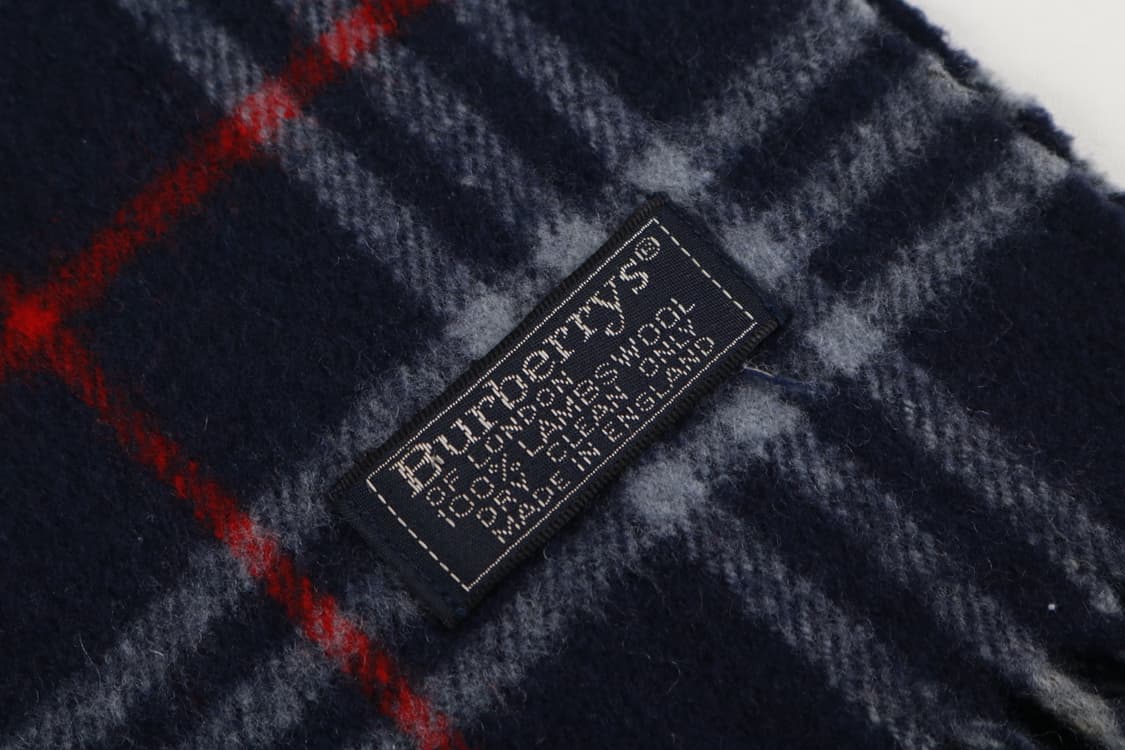 90's 버버리 노바체크 램스울 머플러 상품이미지2