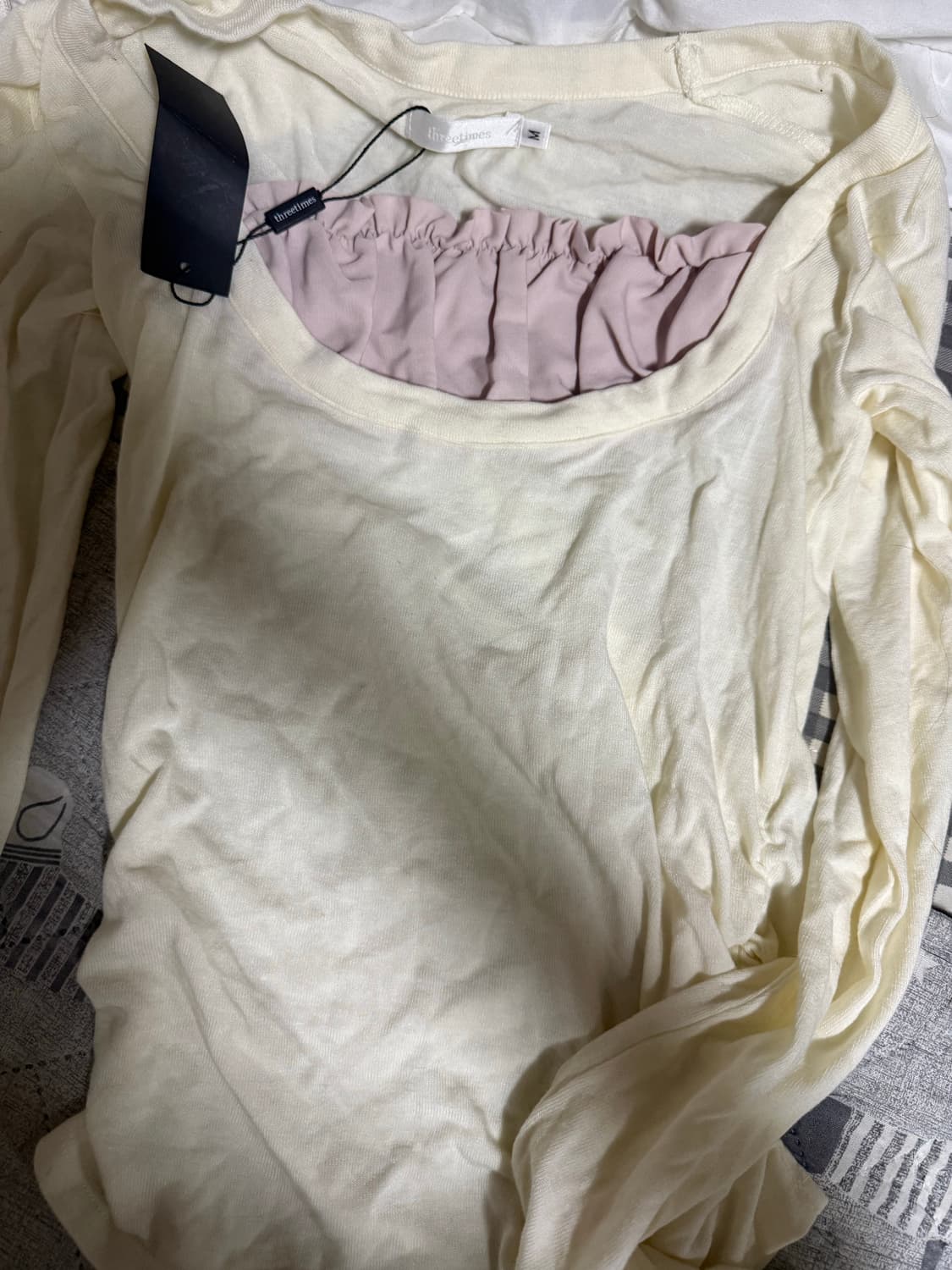 쓰리타임즈 샤론 레이어드 티 짜잔씨 상품이미지2