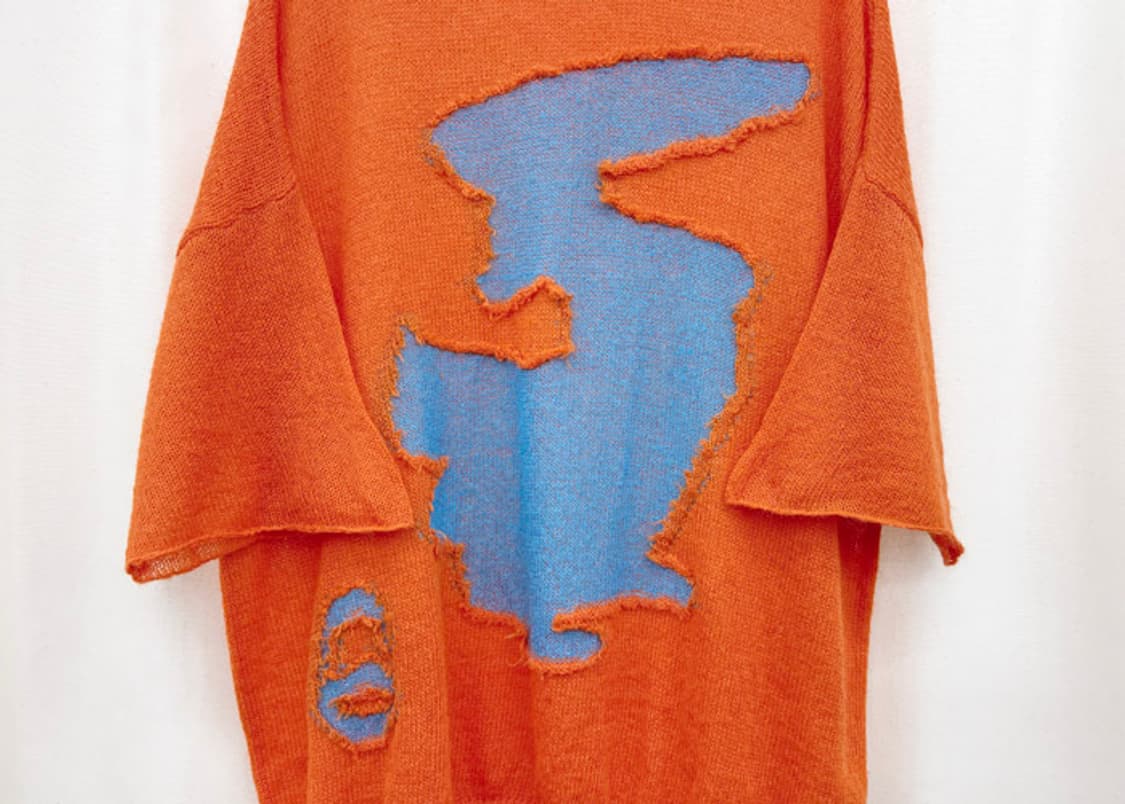 MM6 메종 마르지엘라 25SS 디스트로이드 모헤어 니트 상품이미지5