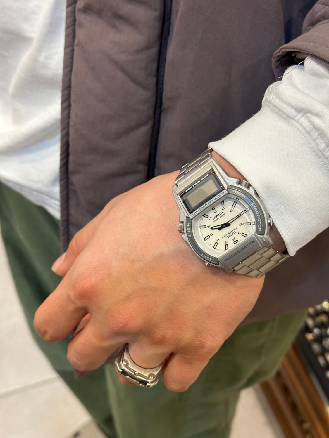 빈티지 카시오 CASIO AW-61 시계 상품이미지6