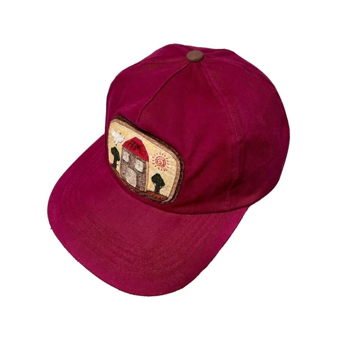 덤브패치스 핸드메이드 하우스 패치 빈티지 5패널 캡 상품이미지5