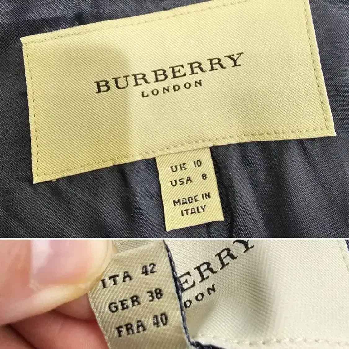 [정품] 버버리 런던 이탈리아 메이드 울 숏 자켓 55 상품이미지9