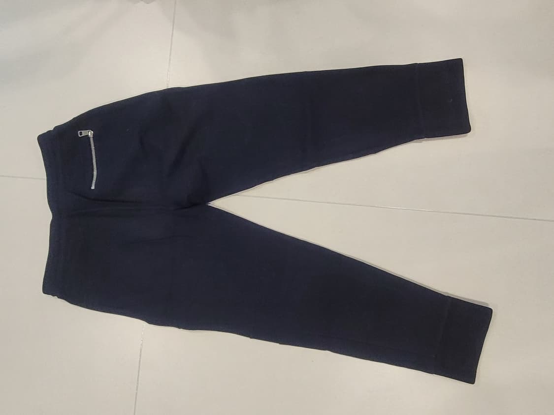 한끗 차이의 미학, 닐바렛 사선 지퍼 네오프렌 조거 팬츠 (네이비) 상품이미지2