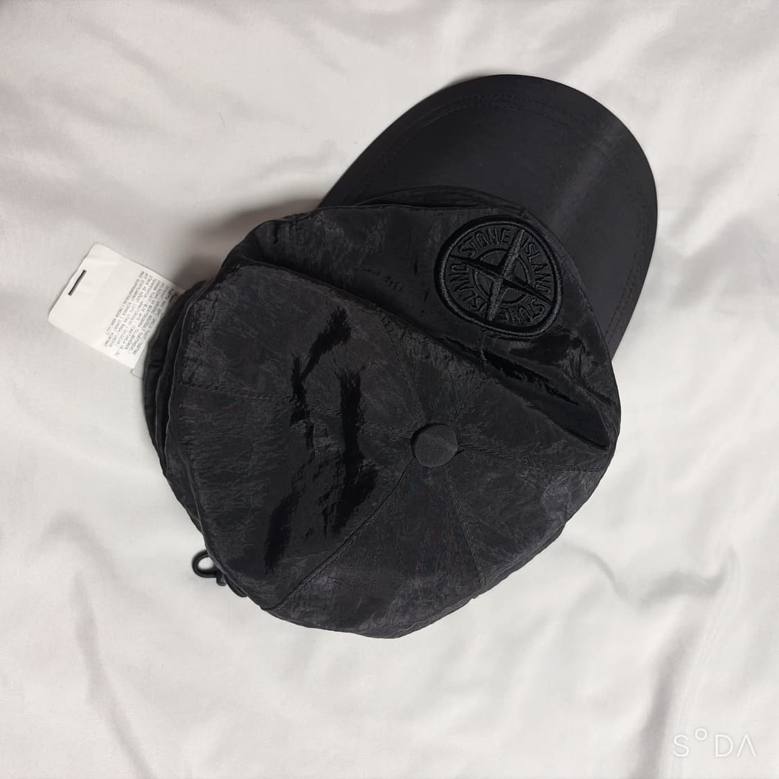 스톤아일랜드 나일론 볼캡 블랙 상품이미지7