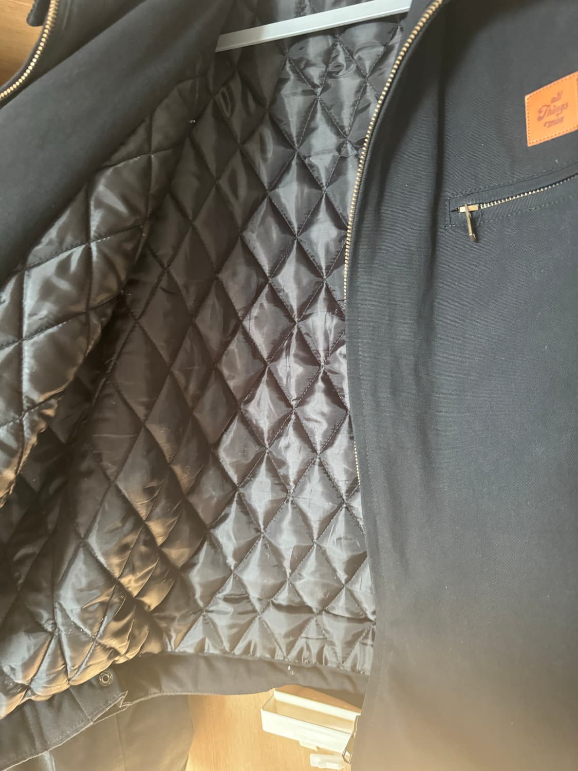 워크패치 블랙 자켓 점퍼 상품이미지2