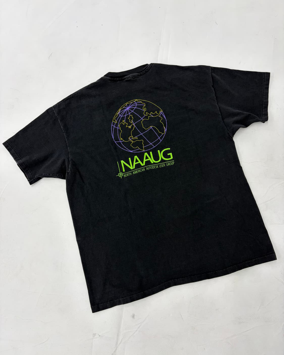 90s NAAUG Tee (black) 상품이미지2
