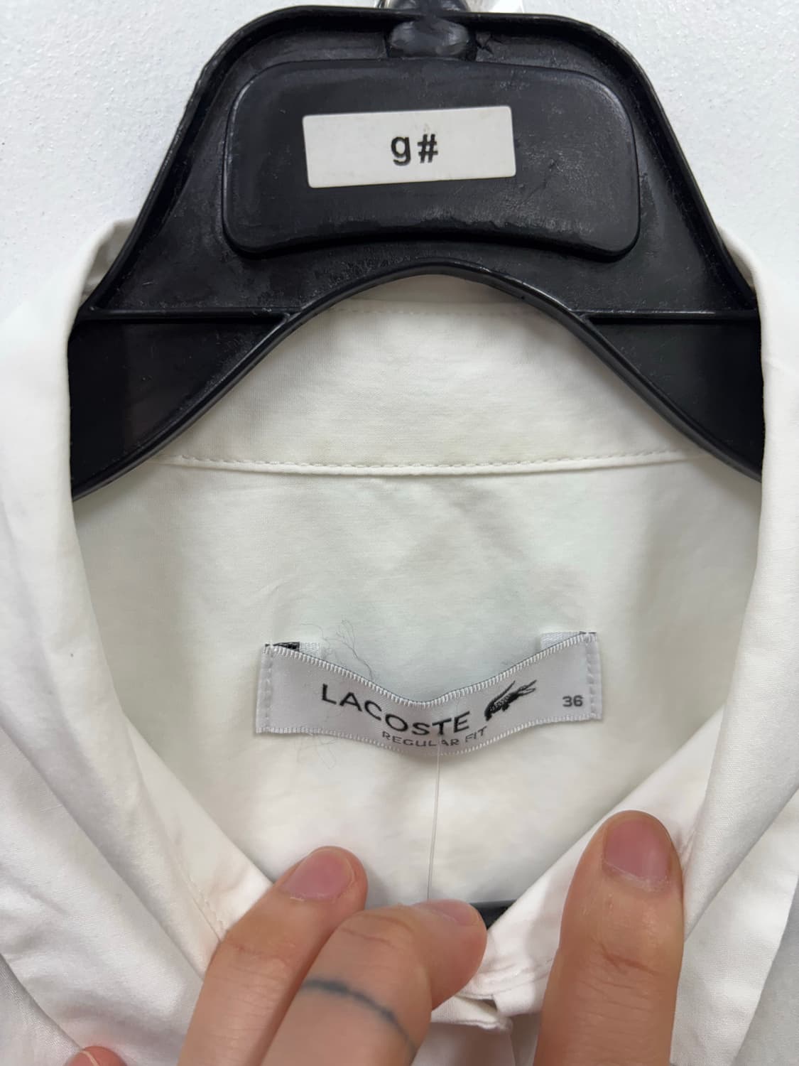 라코스테 브로드 긴팔셔츠 상품이미지5