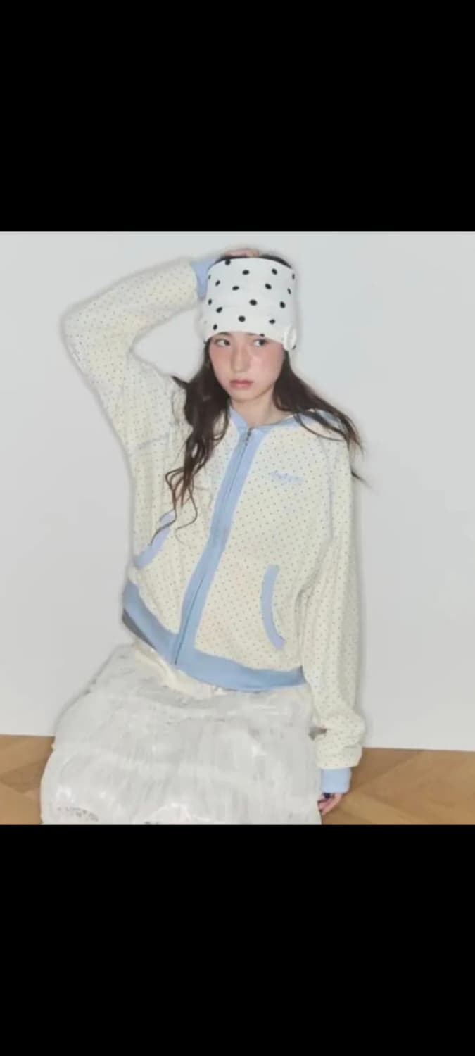 샤키리 TERRY DOT RAGLAN HOODIE 플리스 후리스  상품이미지1