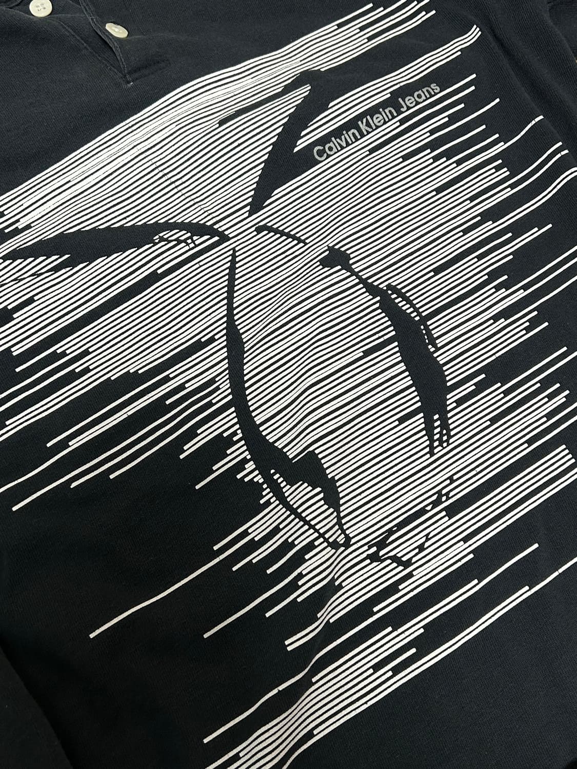 캘빈 클라인 블랙 빈티지 프린팅 티셔츠 상품이미지4