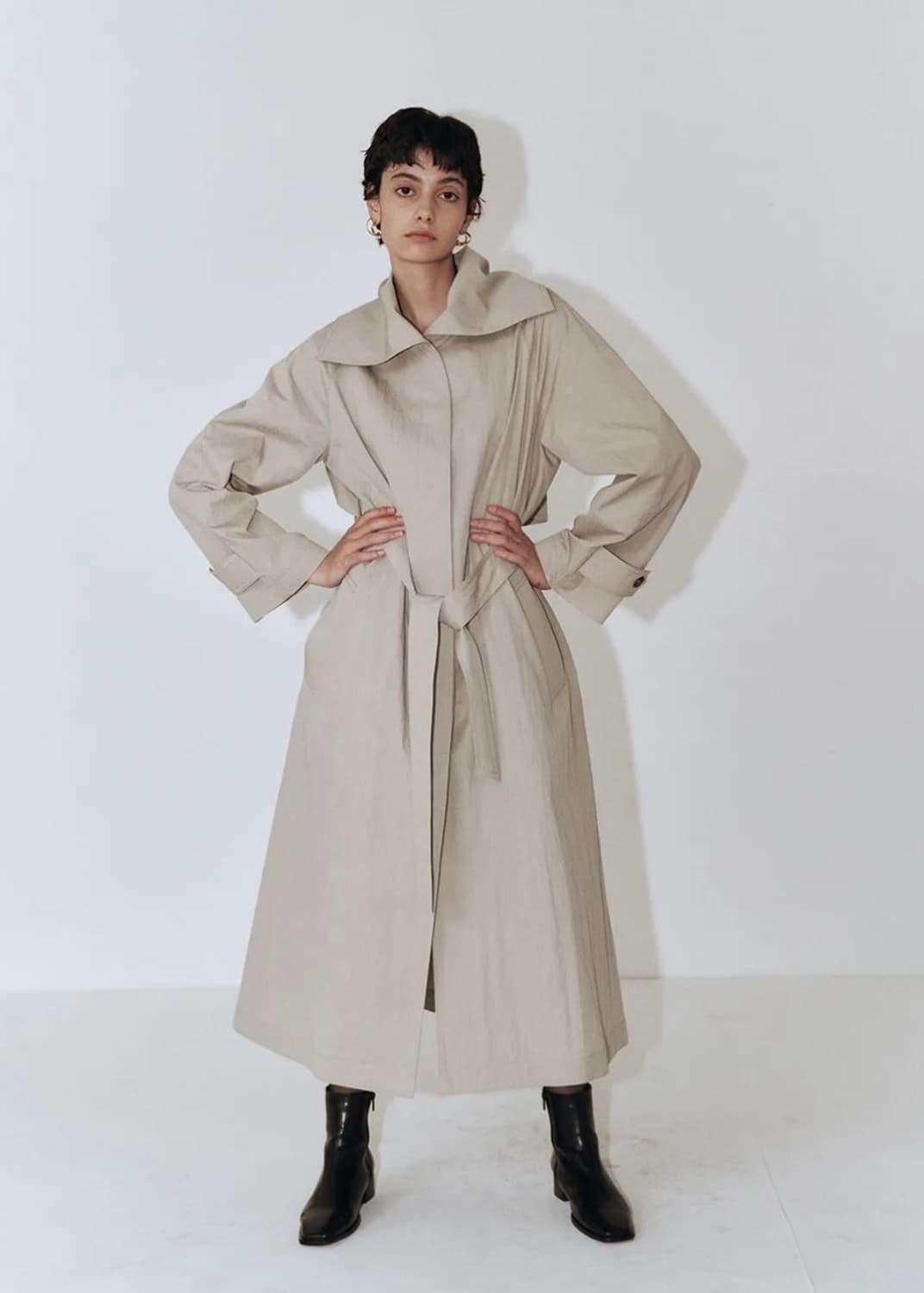 플로우먼 맥시 트렌치코트 Maxi Trench Coat 상품이미지5