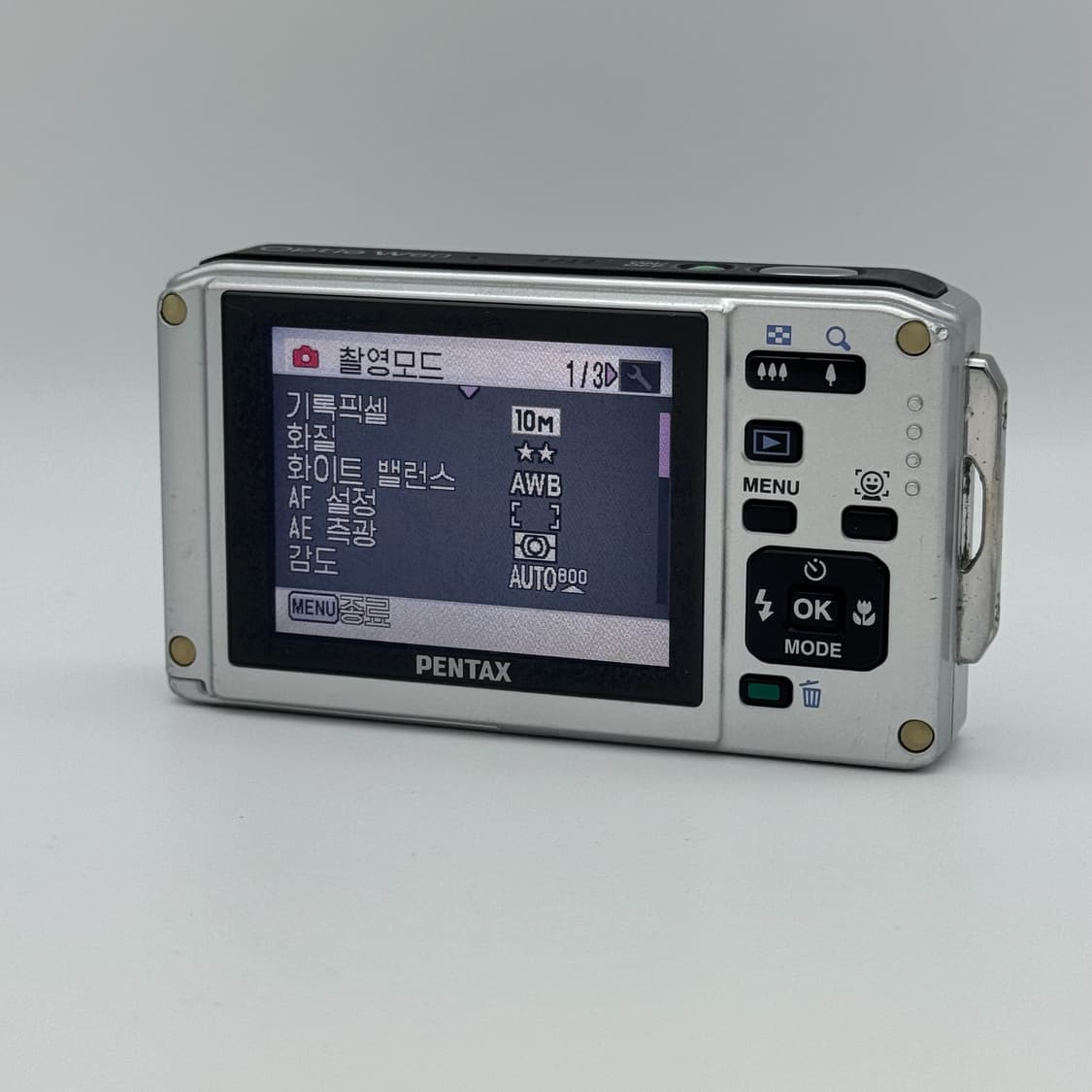 펜탁스 optio w60 빈티지 디지털카메라 디카 상품이미지6