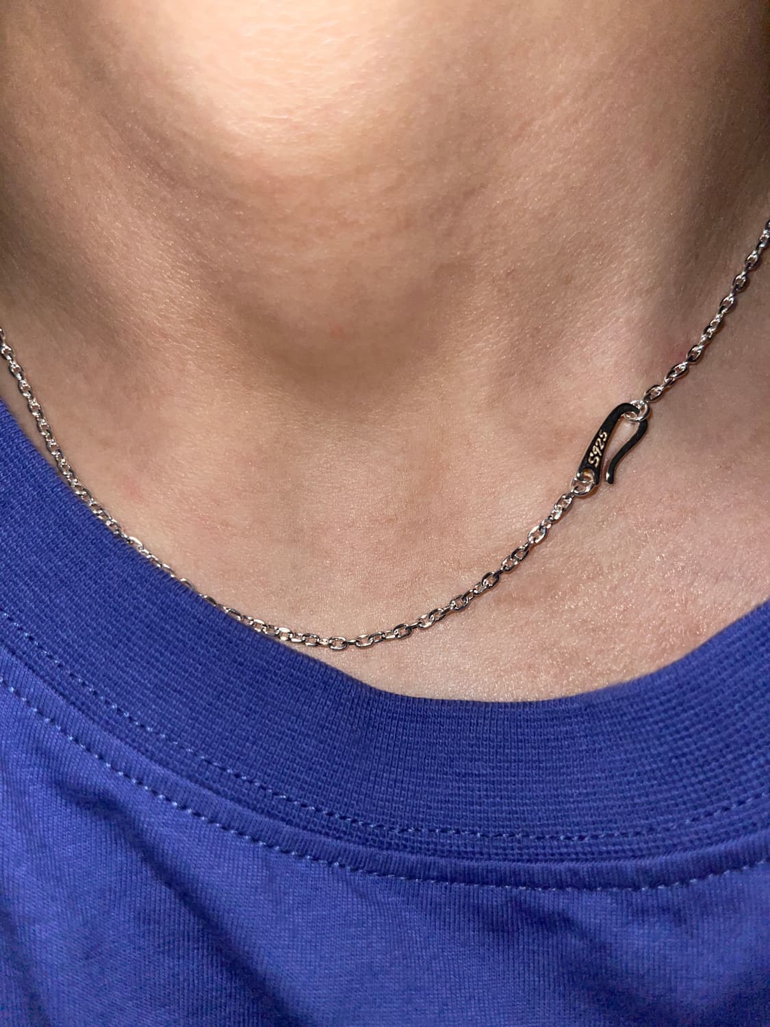 2mm 체인목걸이 / 남녀공용 실버925 체인목걸이 상품이미지2