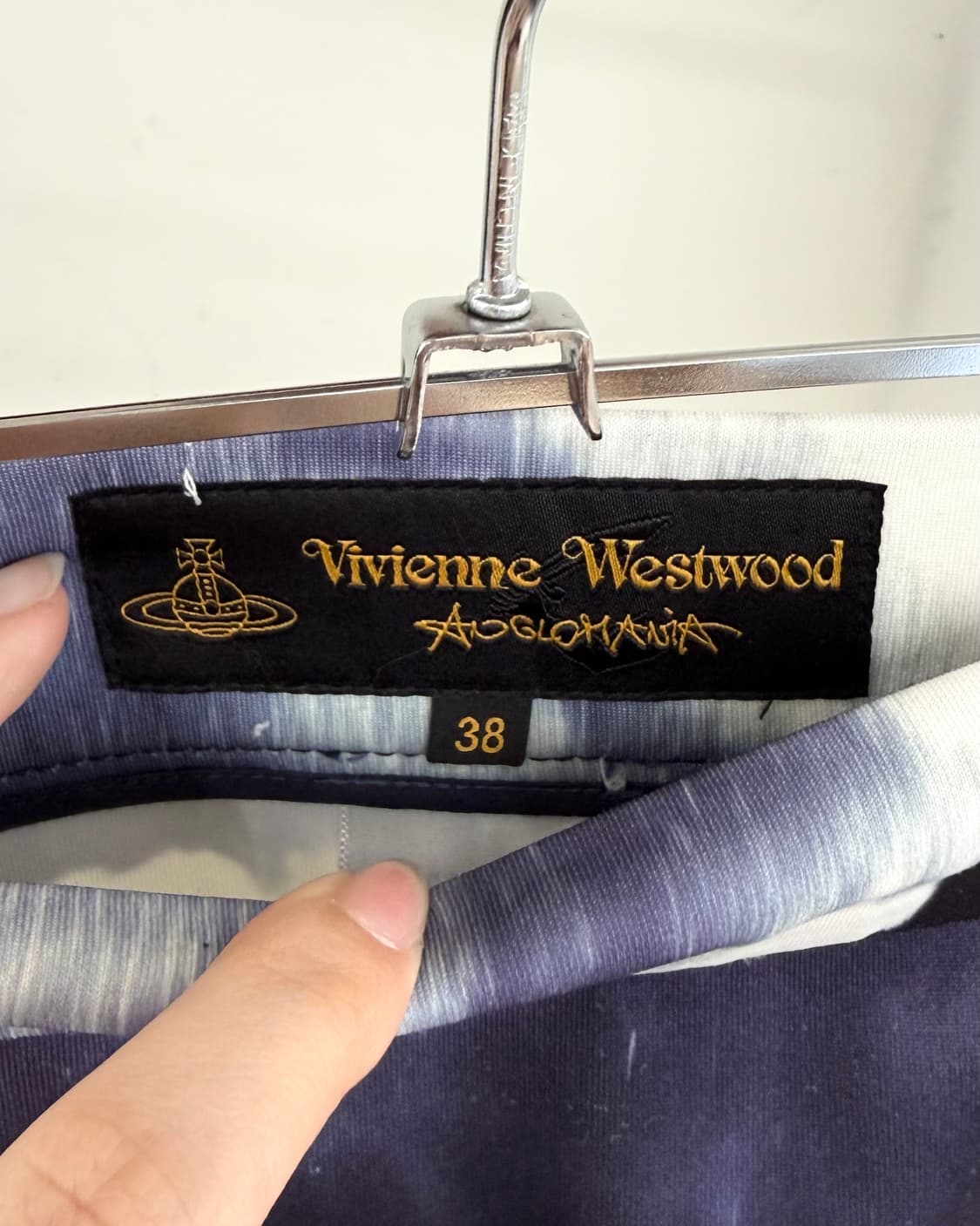 비비안 웨스트우드 앵글로매니아 프린팅 머메이드 미니 스커트 상품이미지7