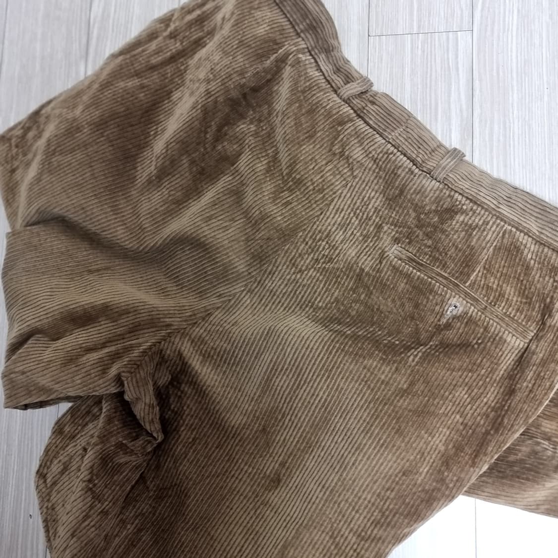 미제 usa 70~80년대 브라운 코듀로이 골덴 바지(34-35) 상품이미지3