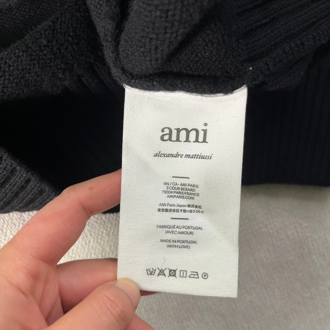 105 아미 빅하트 로고 니트 상품이미지5