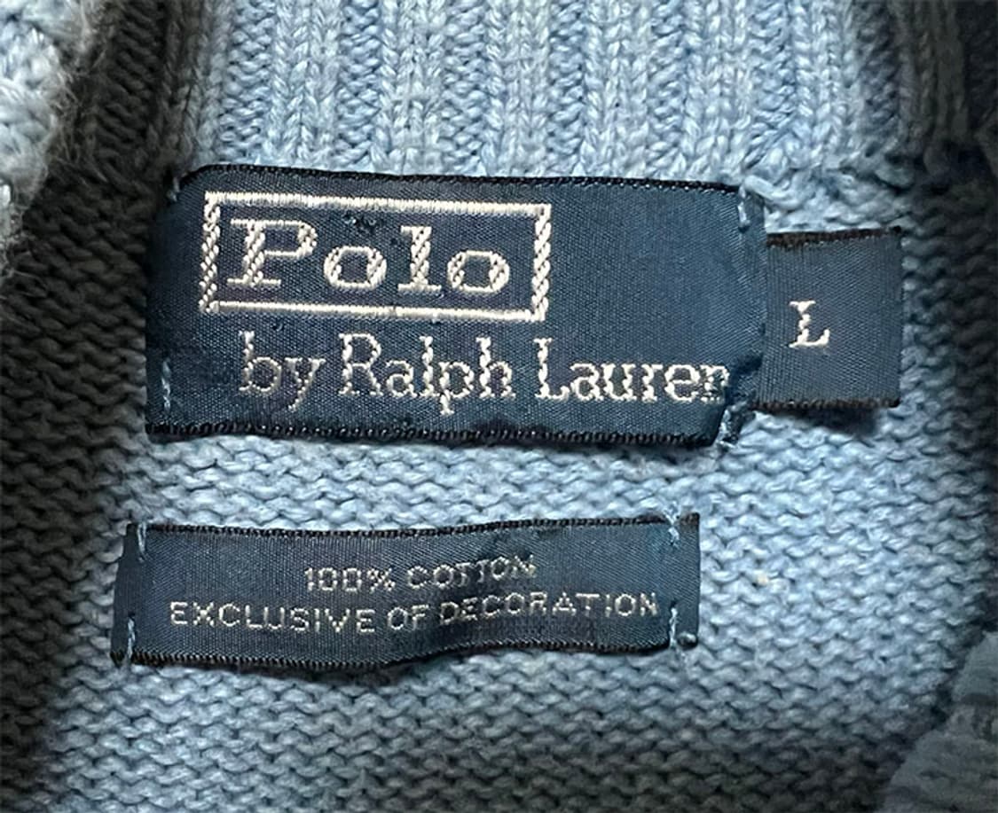 POLO 폴로 남자 반집업니트 겨울 L 100 상품이미지3