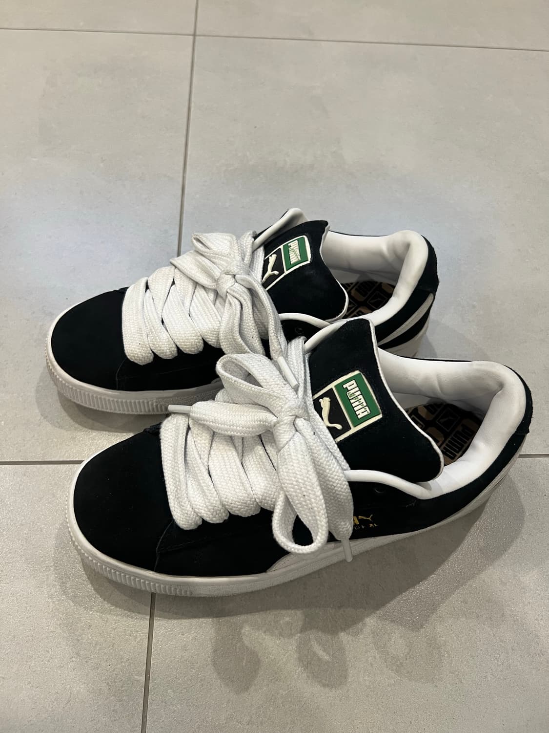 푸마 스웨이드 XL 보드화 검흰 270 상품이미지1