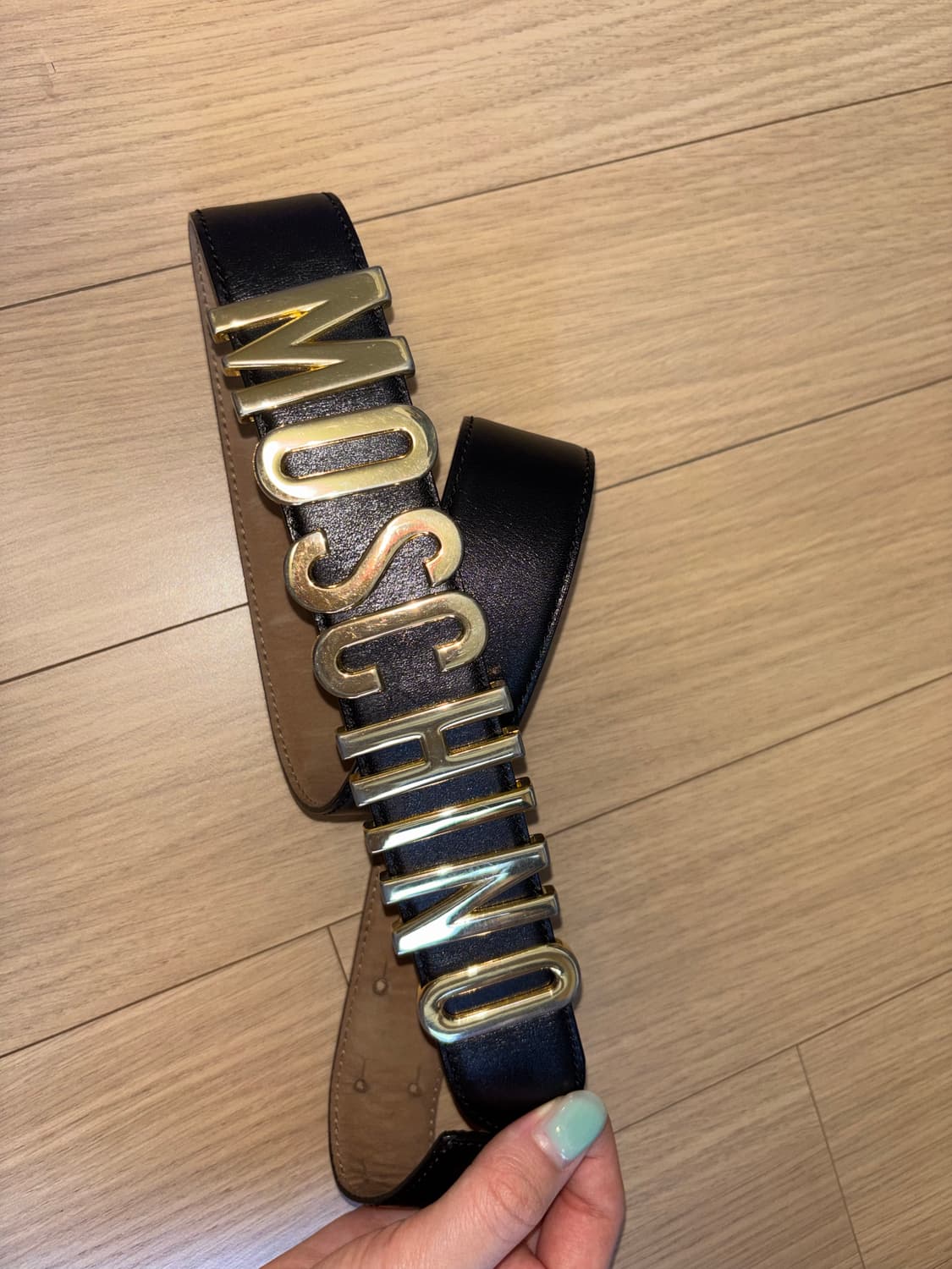 모스키노 Moschino 빈티지 가죽벨트 상품이미지2