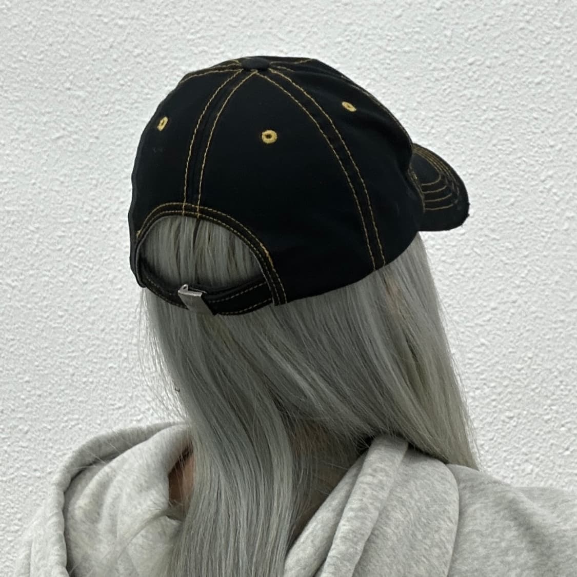 본더치 y2k 플라워 펑크맛 블랙 볼캡 상품이미지3