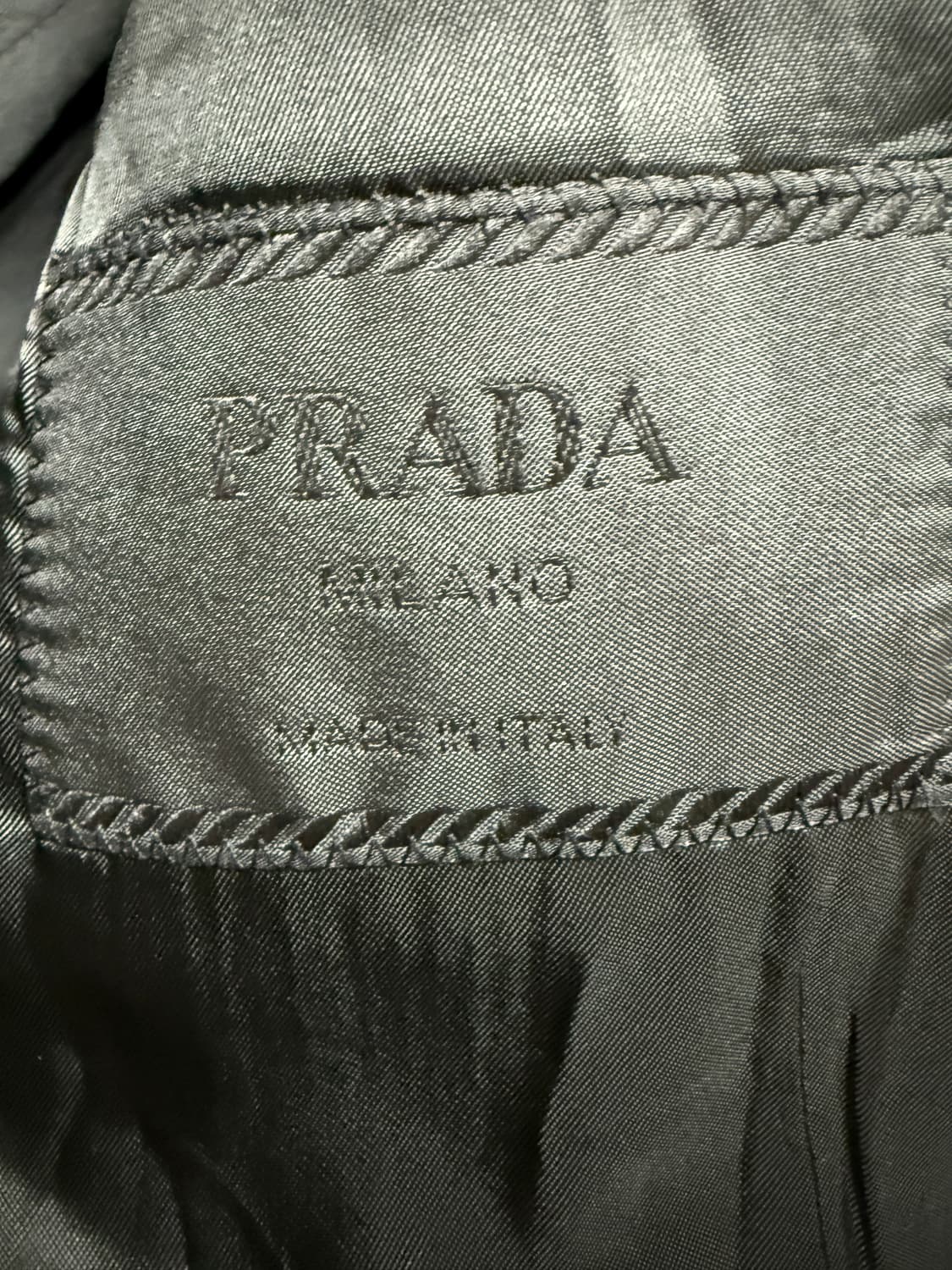 프라다 08fw 스트라이프 울 블레이저 상품이미지4