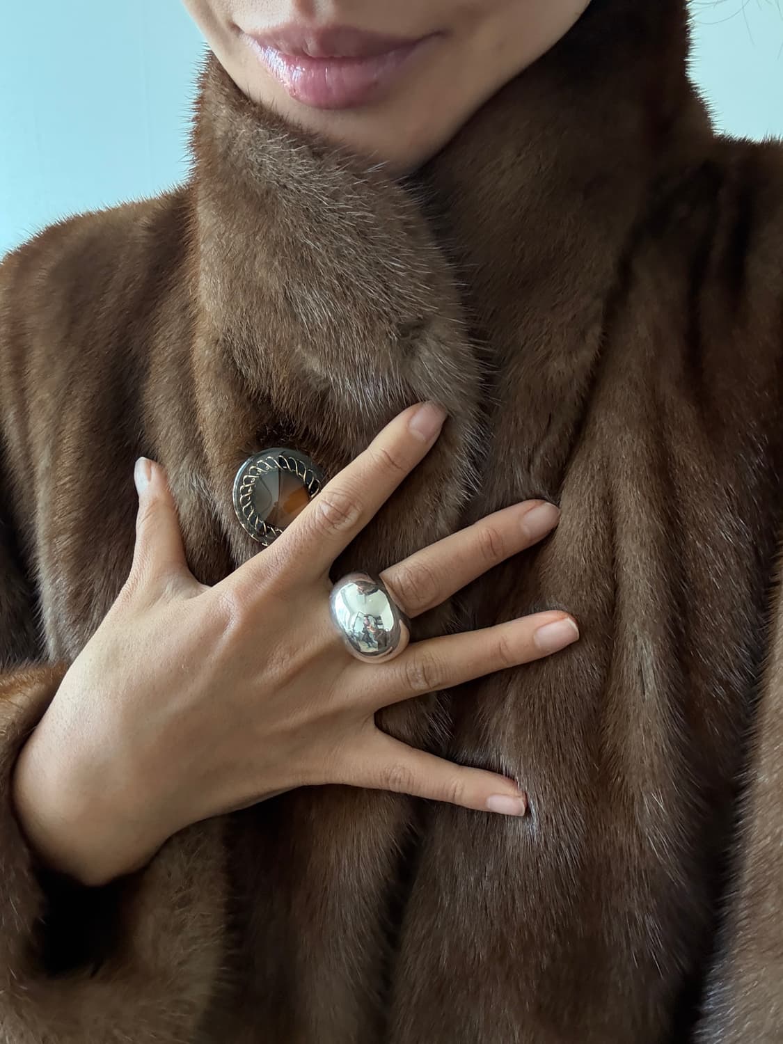 사가밍크 리얼 퍼자켓 진도모피 상품이미지2