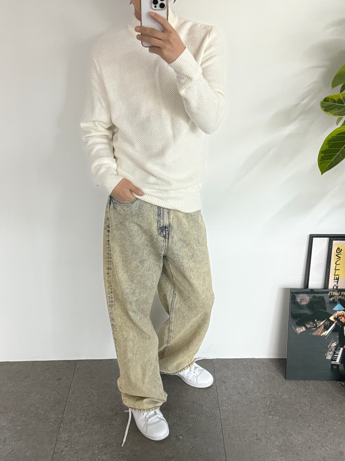 빈티지 유니클로 목폴라 상품이미지1