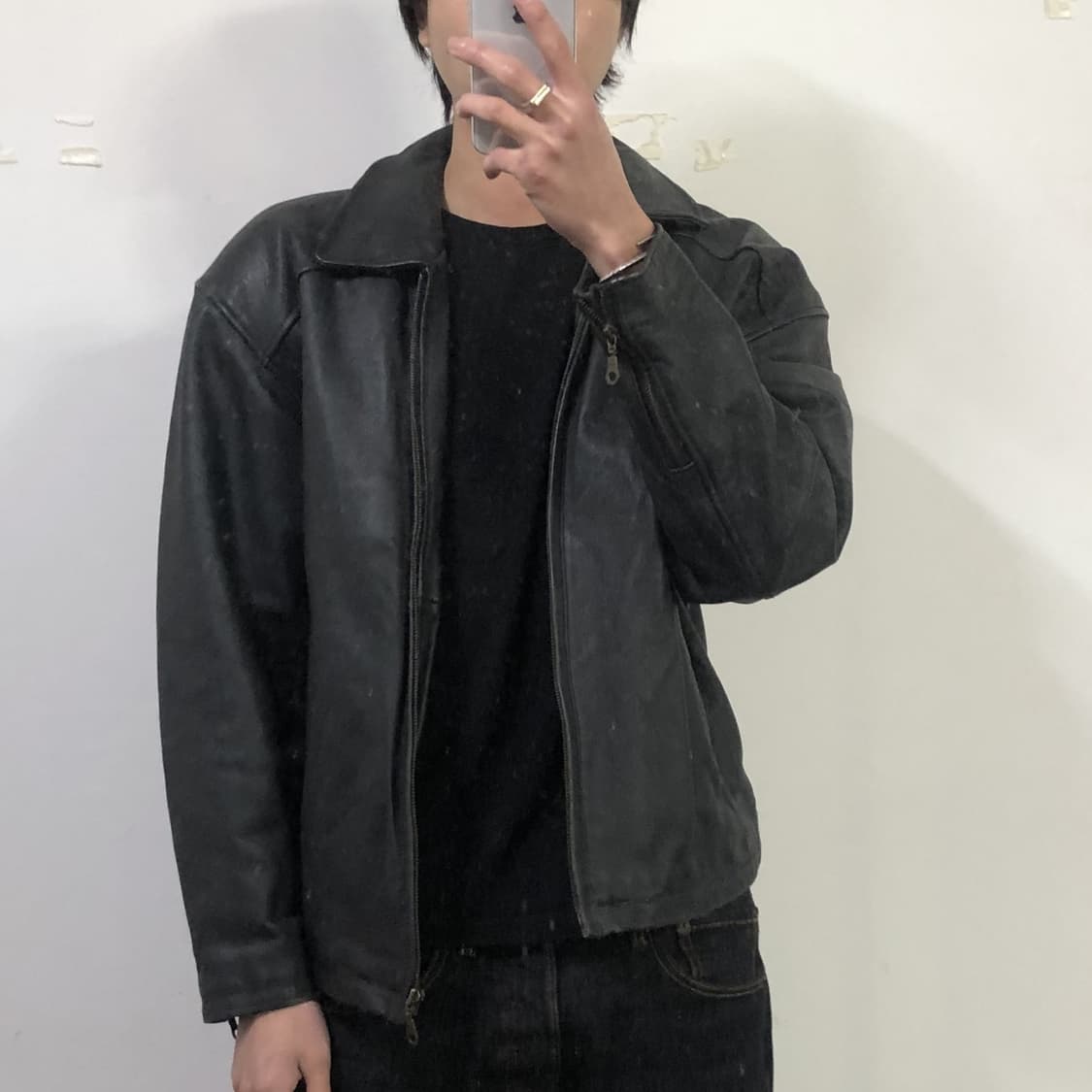 카프리치오 카우하이드 봄버자켓 상품이미지3