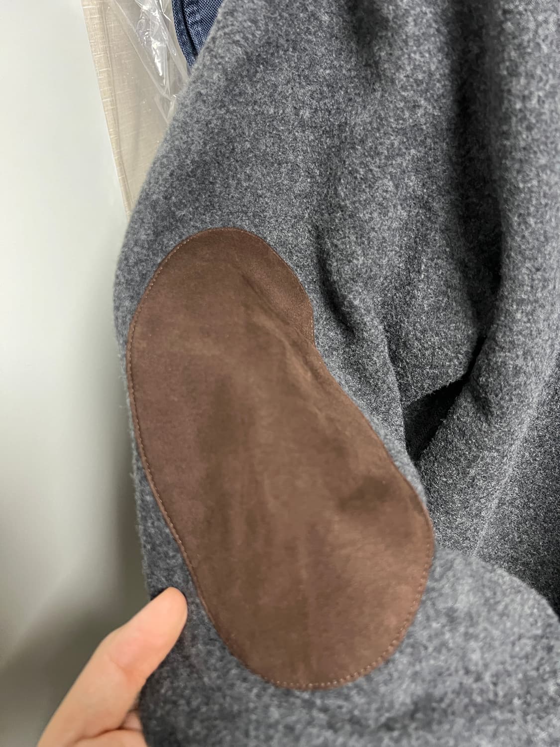 랄프로렌 퍼플라벨 울캐시 스웨이드트림 셔츠자켓 상품이미지4