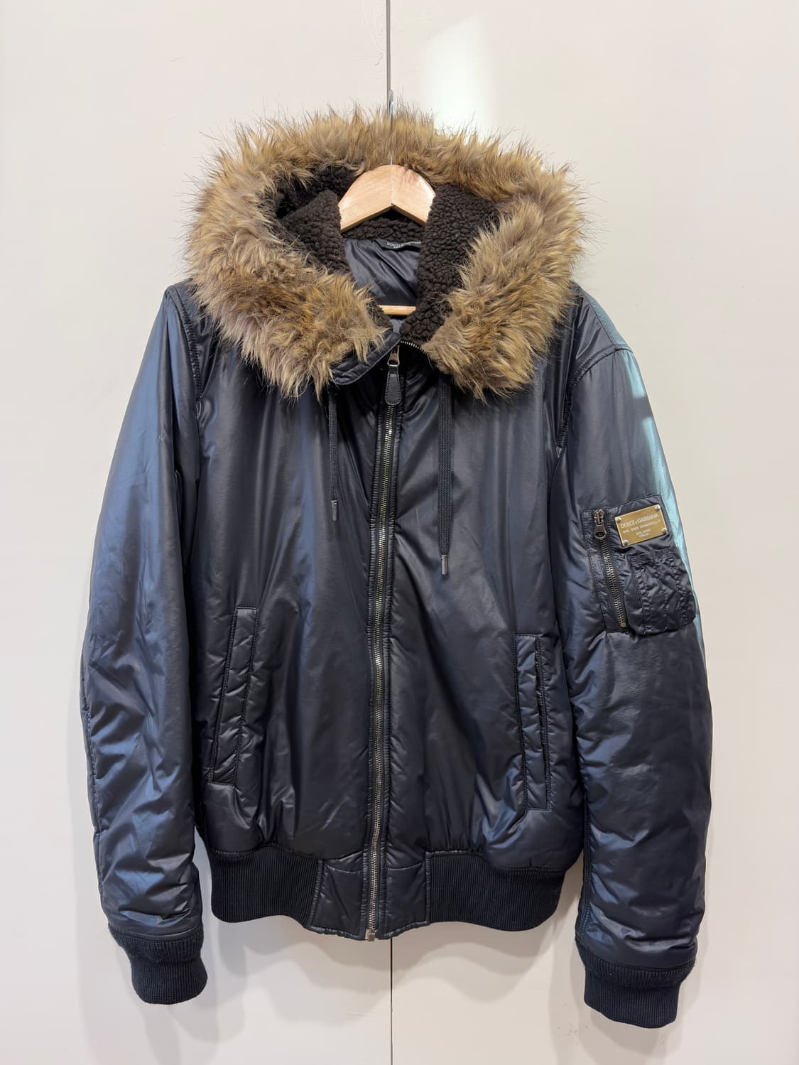 돌체앤가바나 라쿤 퍼 후드 다운 자켓 상품이미지1