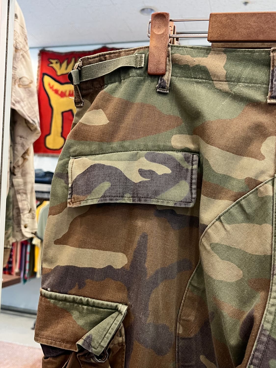00s Military 미군 우드랜드 BDU 컷오프 카고 쇼츠 (37) 상품이미지5