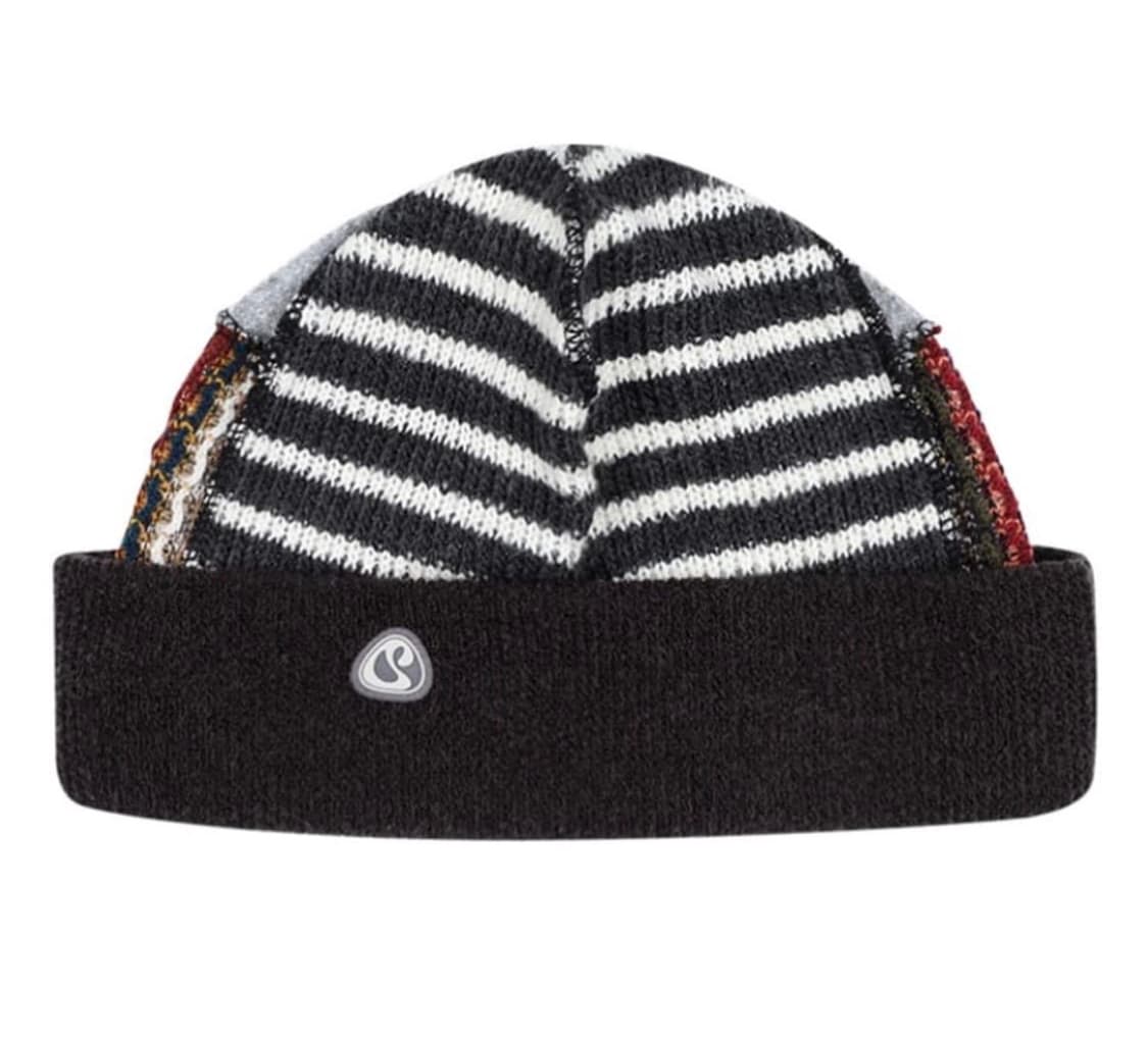 코이세이오 패치워크 비니 브라운 상품이미지1