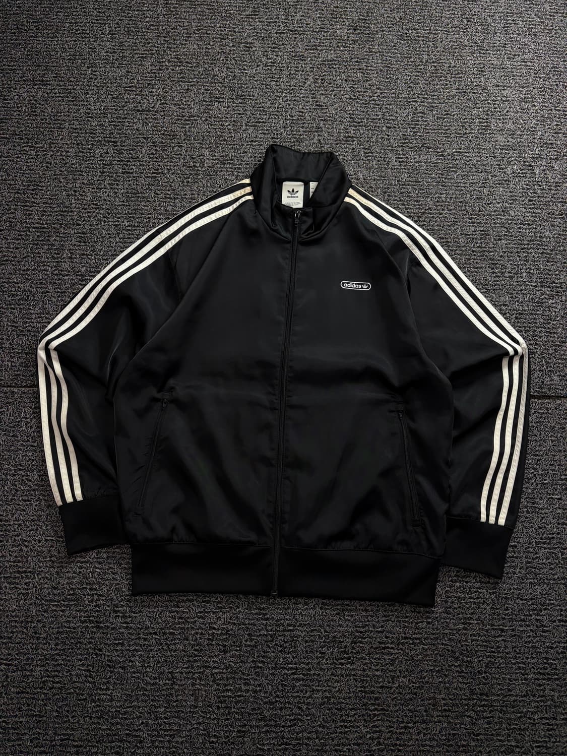 아디다스 신형 박시핏 사틴 트랙탑 져지 블랙 1635 상품이미지2