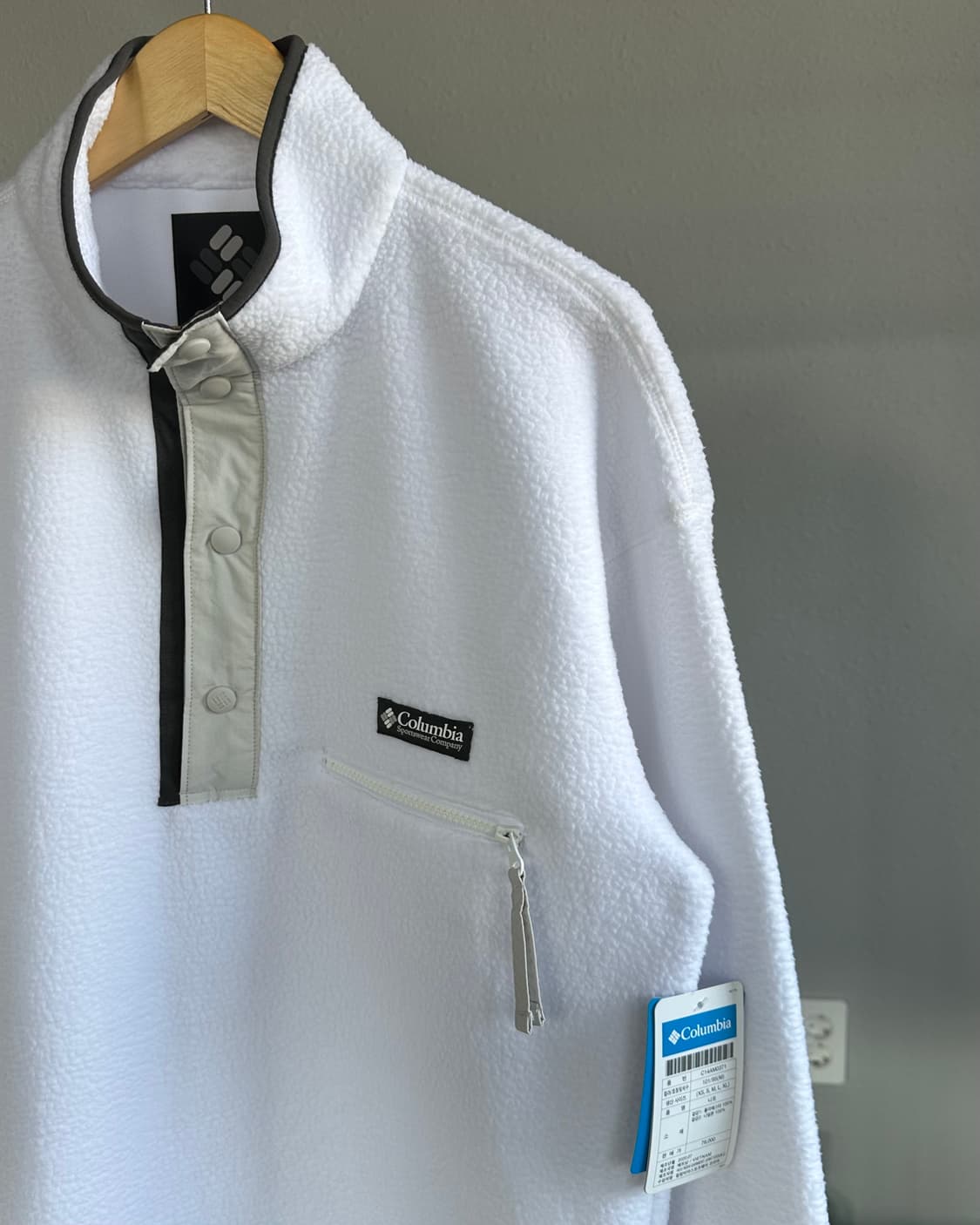 [M](새상품)컬럼비아 헬베티아 하프집업 아노락 플리스 상품이미지3