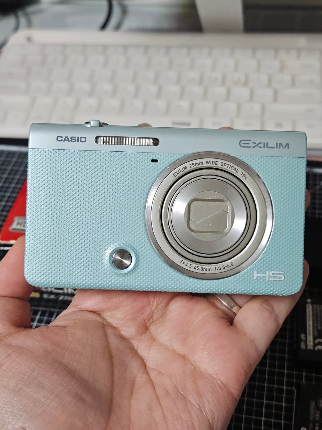 희귀) 카시오 엑슬림 ZR60 민트색 디카 풀박 상품이미지3