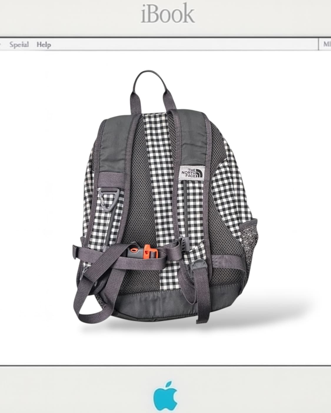 THE NORTH FACE ─ 퍼플그레이 체크 백팩  상품이미지2