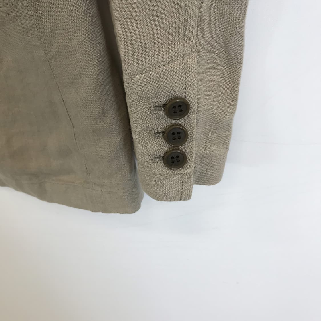 MUJI 무인양품 베이지 린넨100프로 자켓 [M] 상품이미지3