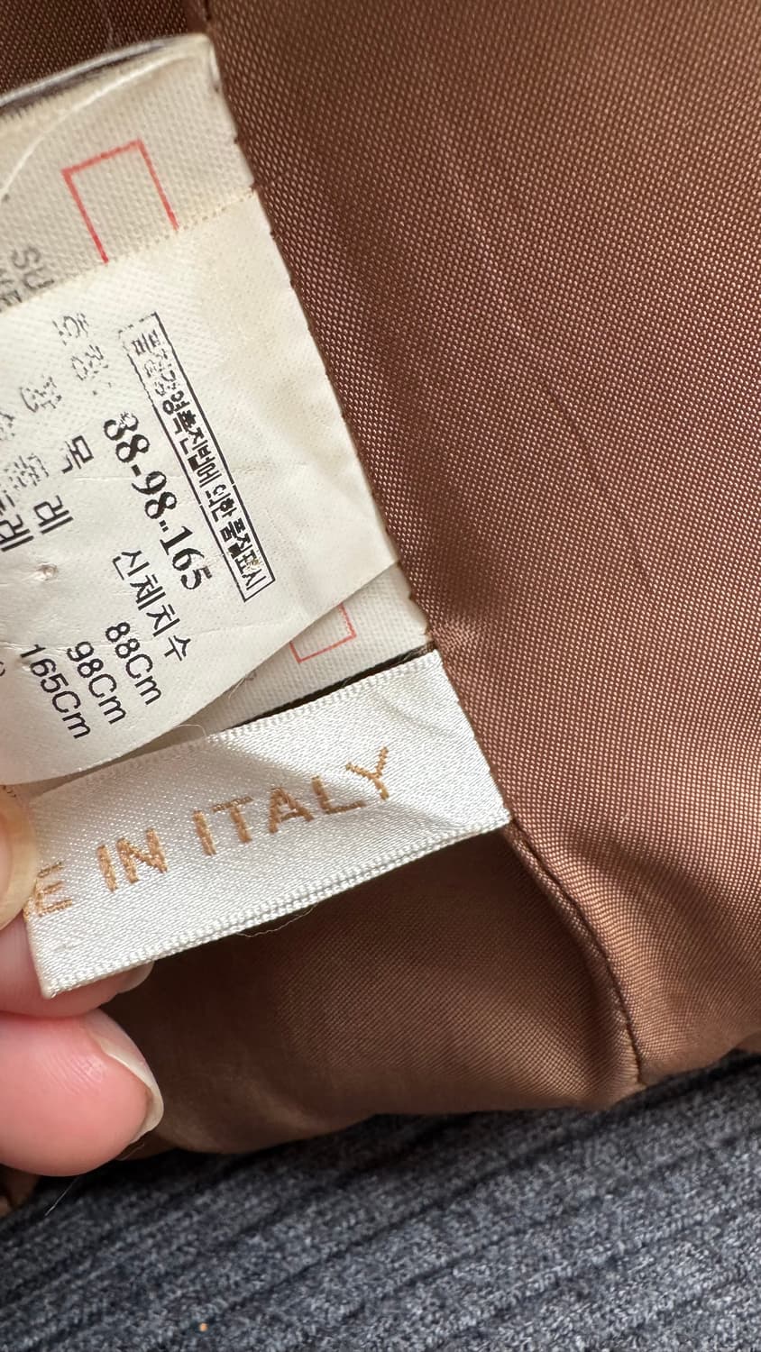 TIME 양가죽 여성 가죽 브라운 자켓  상품이미지8