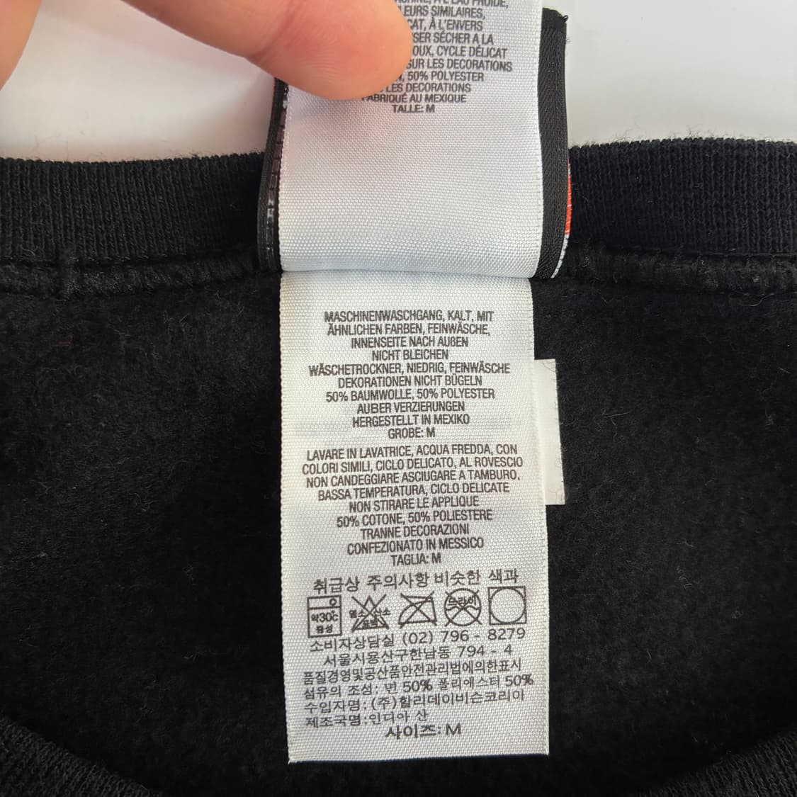 Harley-davidson  할리 데이비슨 레터맨 백로고 블랙 맨투맨  상품이미지6