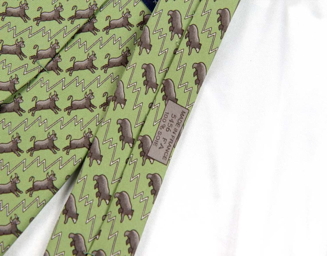 에르메스 9.3cm A+등급 남자 명품넥타이 상품이미지5