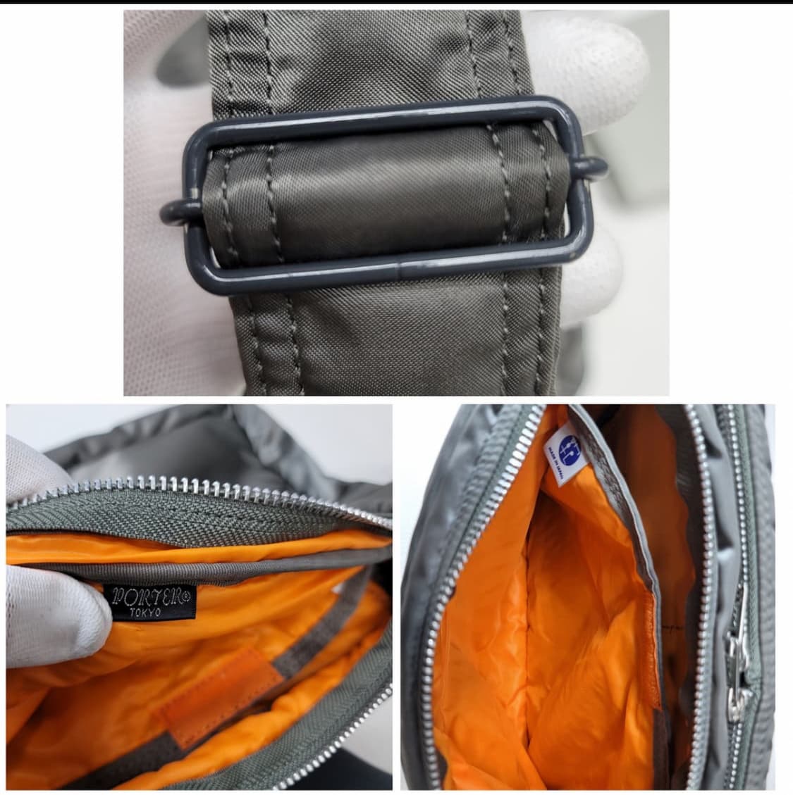 (미사용급) 포터 탱커 숄더백 L 실버그레이 상품이미지8