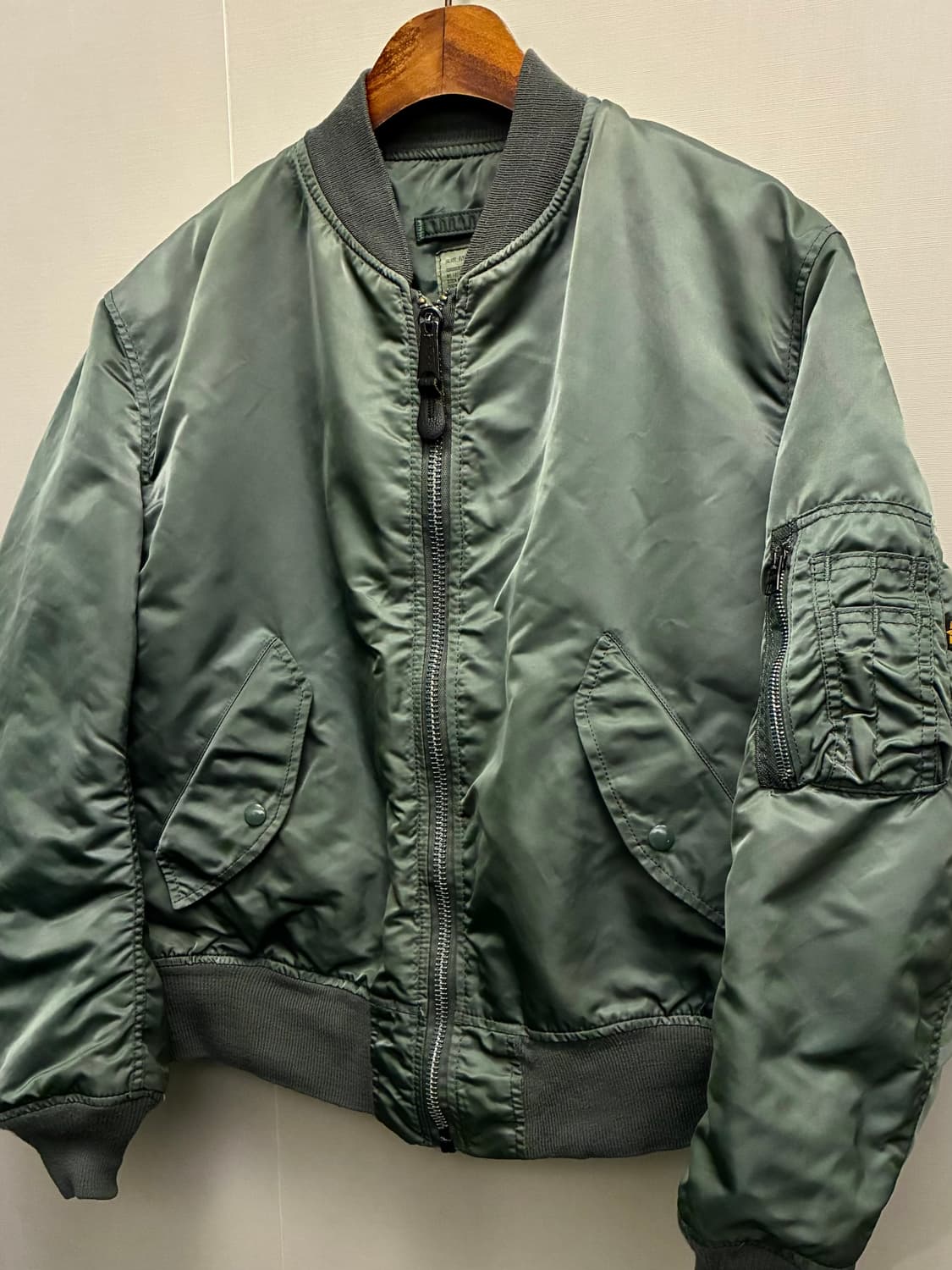 (M~L)90s USA ALPHA 알파인더스트리 빈티지 ma-1 항공점퍼 상품이미지2