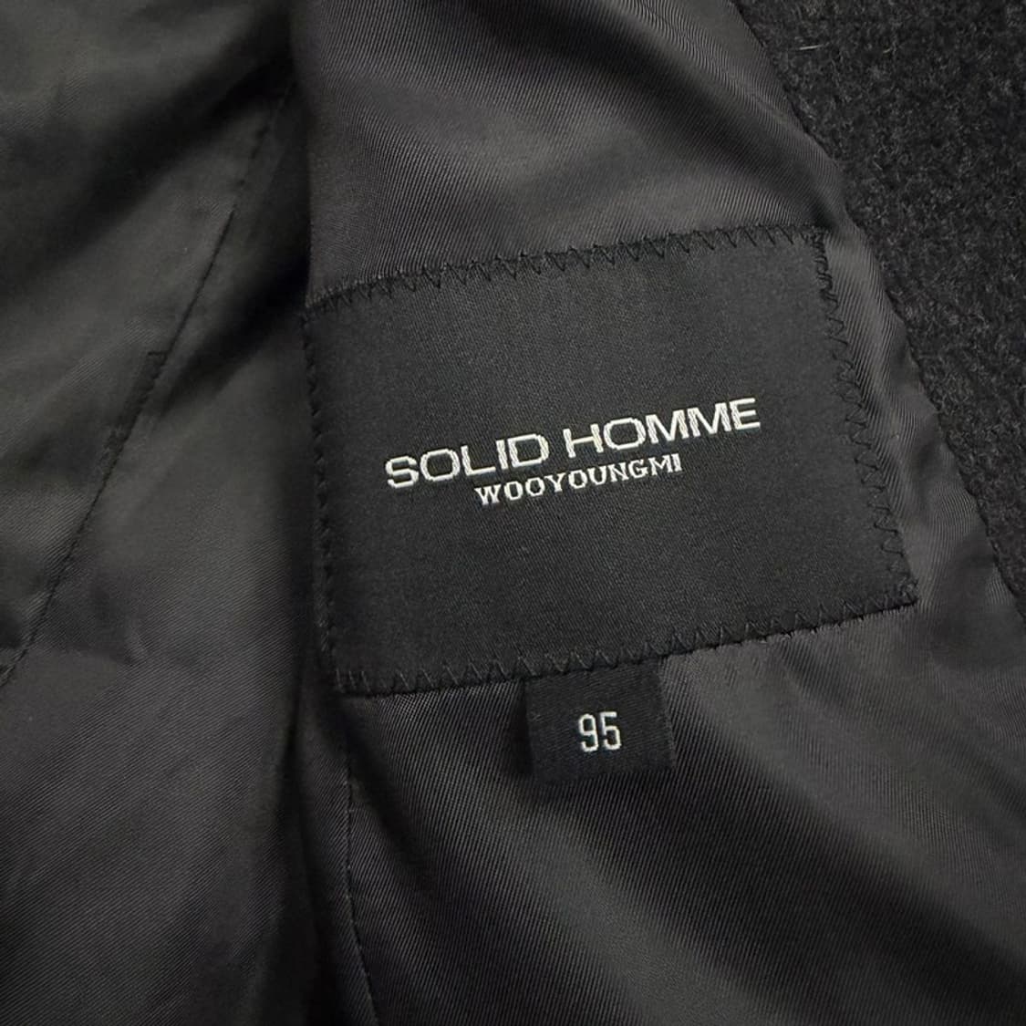 솔리드 옴므 울캐시미어 싱글코트 v1999 상품이미지6