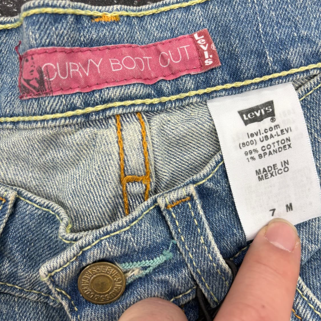 (M)리바이스커비컷 부츠컷데님 상품이미지5