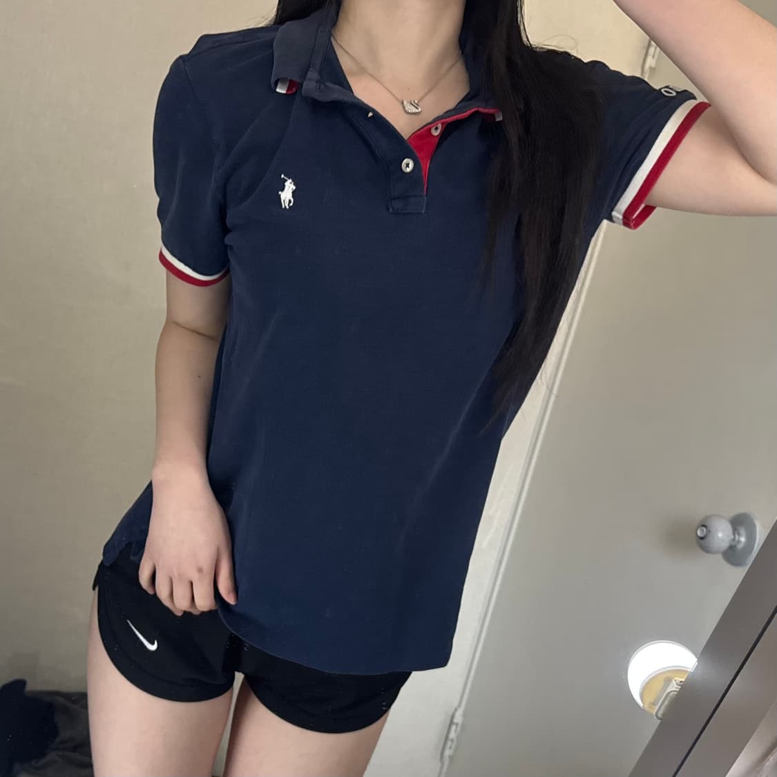 폴로 카라 반팔티 ❤️💙 상품이미지2