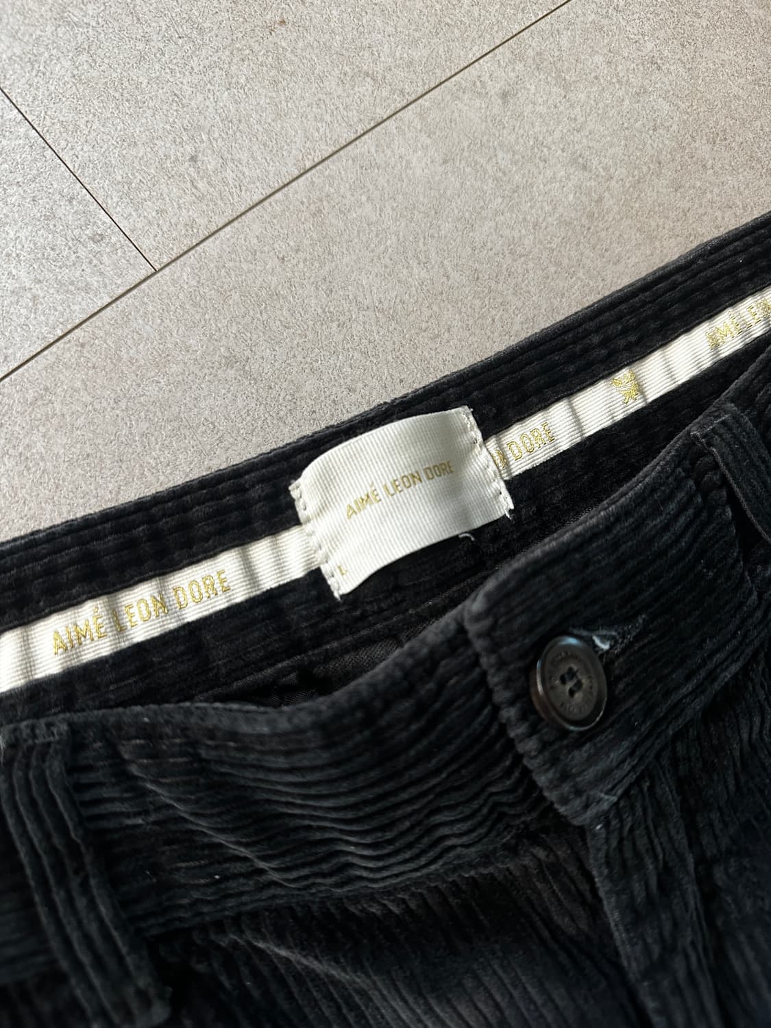 fw22 ald double pleated corduroy pants 상품이미지2