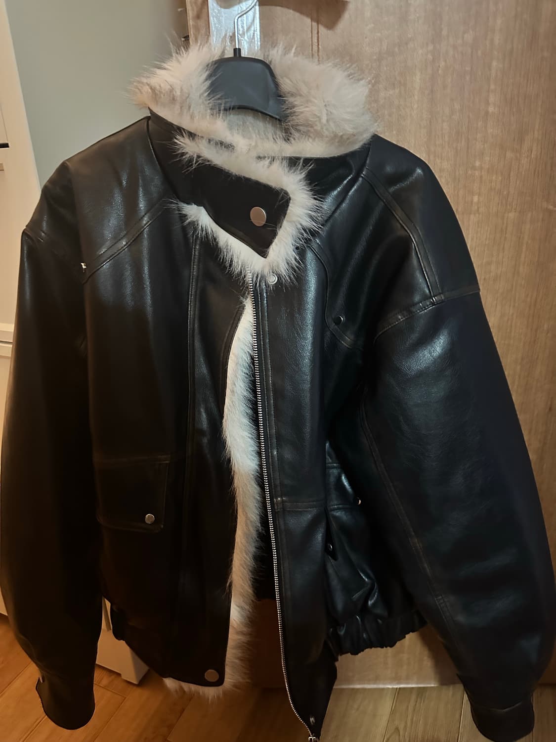 ROUGHNECK 러프넥 워싱 레더 무스탕 자켓 상품이미지3