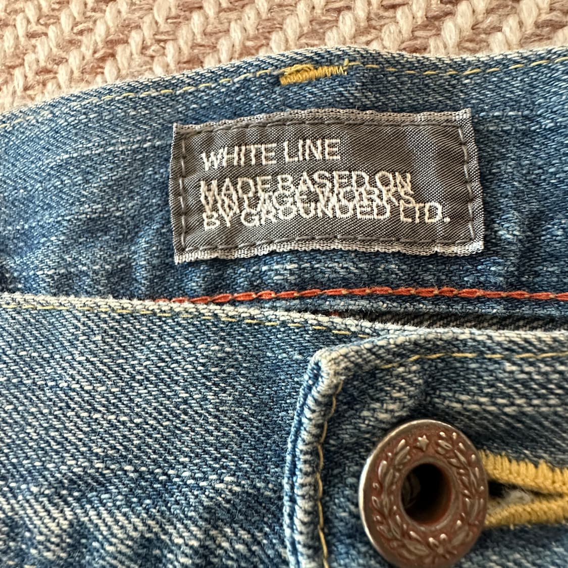 WHITE LINE japan made patchwork jeans 상품이미지3